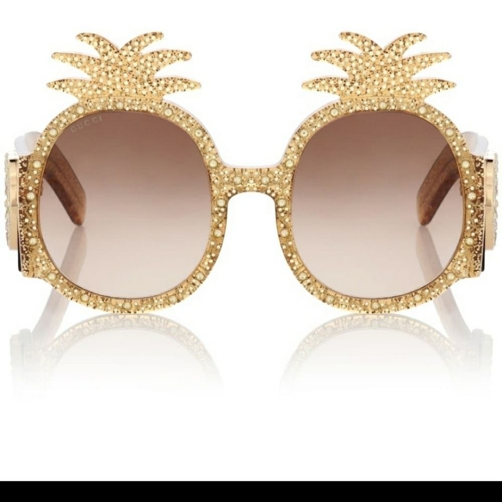 Gucci Rare Hollywood Forever limited edition pineapple 🍍  sunglasses 🕶 - Picture 4 of 11